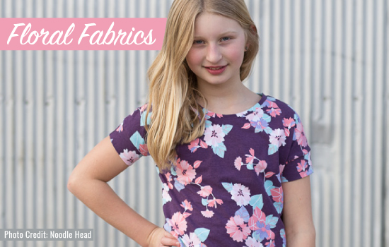 Shop Girl Charlee Fabrics Exclusive Floral Knits Collection