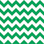 Kelly Green Chevron Cotton Jersey Blend Knit Fabric