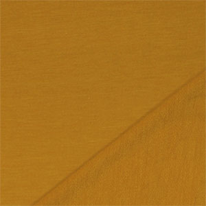 Mustard Gold Solid French Terry Blend Knit Fabric