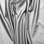 Metallic Silver Faux Vegan Leather Fabric