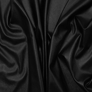 Black Faux Vegan Leather Fabric