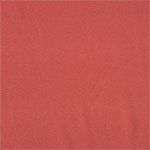 Deep Coral Cotton Spandex Rib Knit Fabric